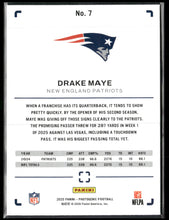 2025 Panini Photogenic Purple Drake Maye #/99 #7