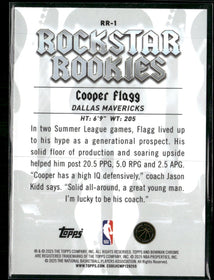 2025-26 Bowman Rockstar Rookies Cooper Flagg #RR-1
