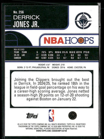 2025-26 Hoops Light Burst Red Derrick Jones Jr. #/5 #256