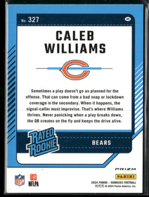 2024 Donruss Optic Rated Rookies Preview Pink Caleb Williams Rookie #327