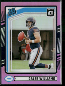 2024 Donruss Optic Rated Rookies Preview Pink Caleb Williams Rookie #327