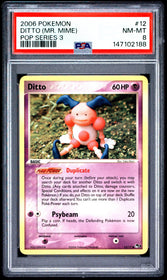 2006 Pokemon Pop Series 3 Pop Series 3 Ditto (Mr. Mime) 8 PSA #12