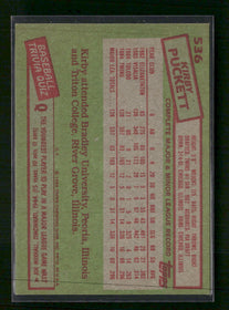 1985 Topps Kirby Puckett Rookie #536
