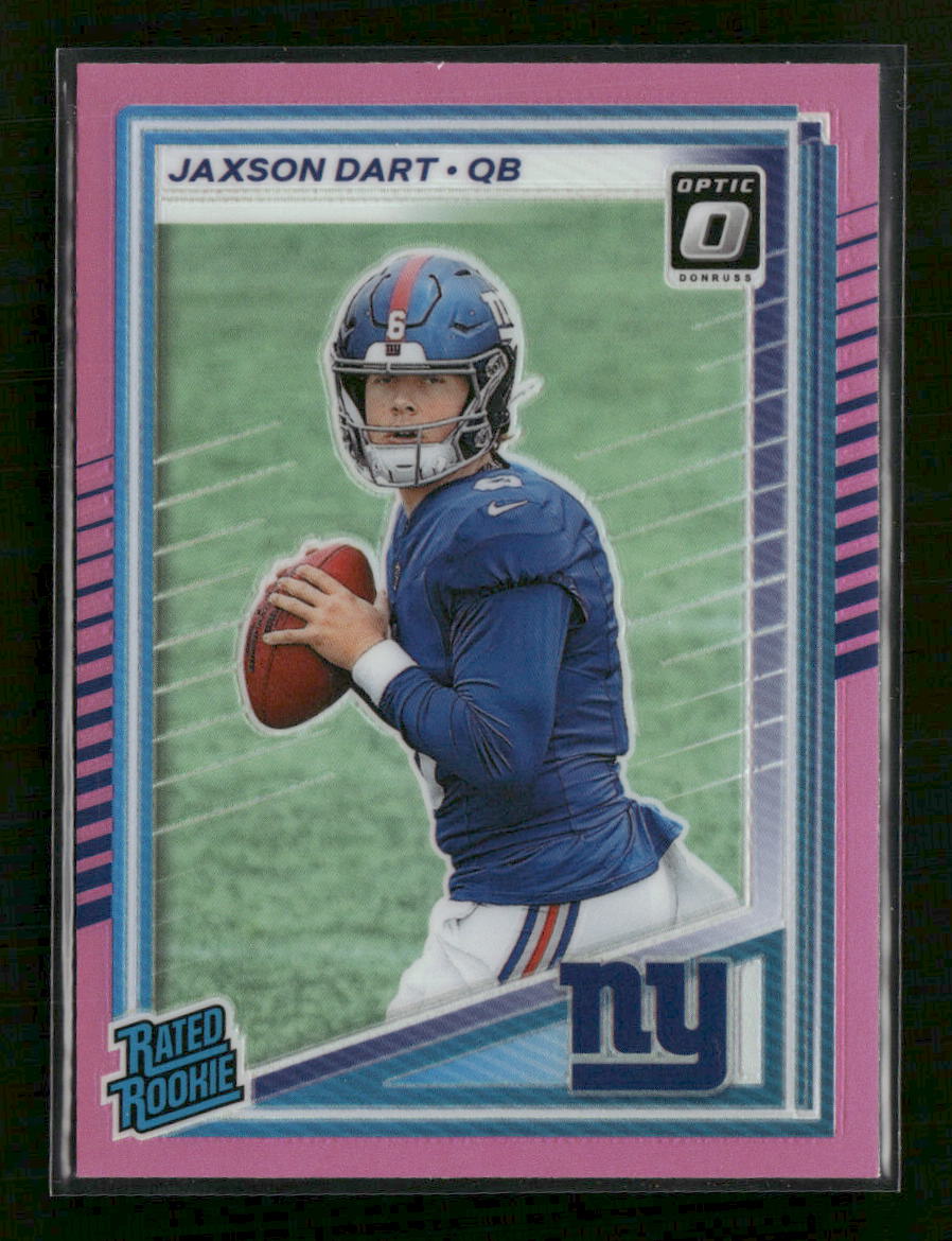 2025 Donruss Optic Rated Rookies Preview Pink Jaxson Dart Rookie #400