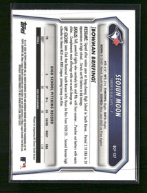 2026 Bowman Chrome Prospects Steel Metal Refractor Seojun Moon #/100 #BCP-127