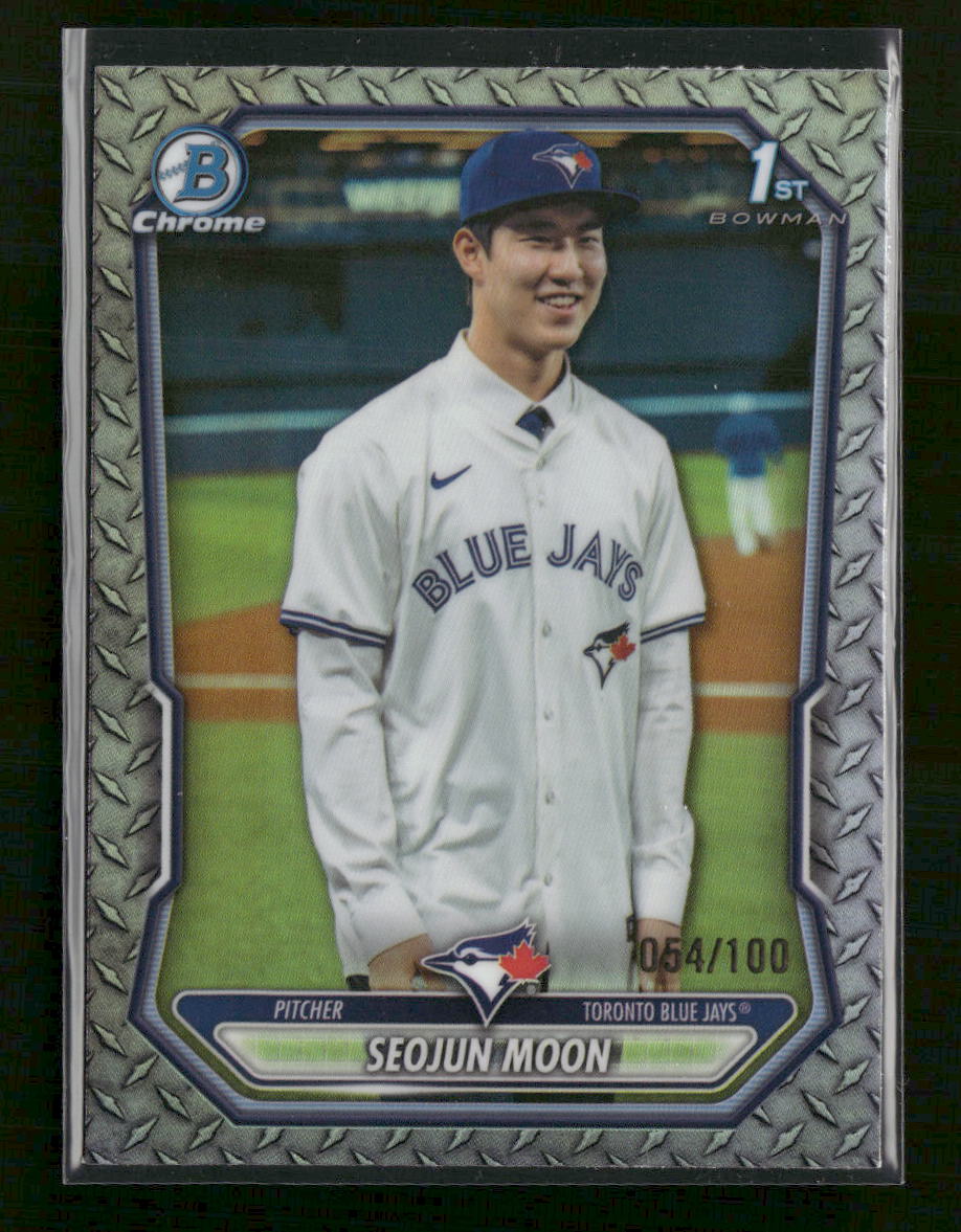 2026 Bowman Chrome Prospects Steel Metal Refractor Seojun Moon #/100 #BCP-127