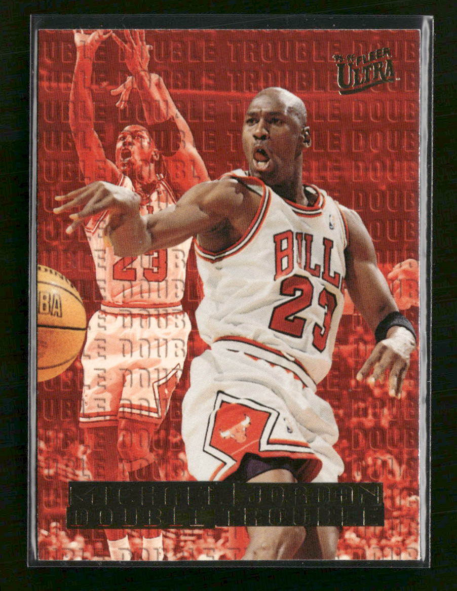 1995-96 Ultra Double Trouble Michael Jordan #3