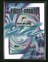 2025 Finest Finest Greats Autographs Ricky Williams Auto #FGA-RW