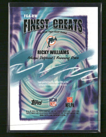 2025 Finest Finest Greats Autographs Ricky Williams Auto #FGA-RW