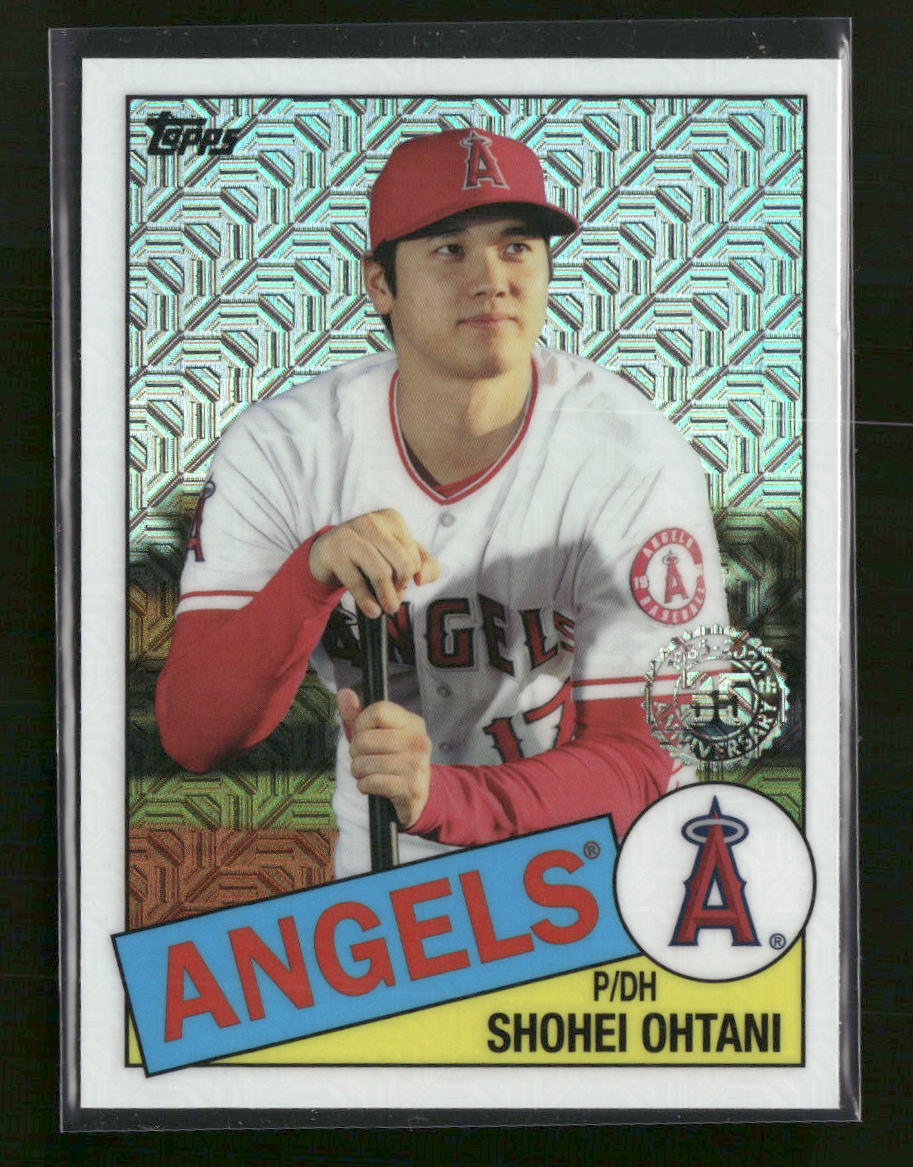 2020 Topps 1985 Topps Chrome Silver Pack Promotion (Series 1) Shohei Ohtani