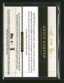 2013 Topps Tribute Commemorative Cuts Relics Blue Bryce Harper #/50 #CC-BH