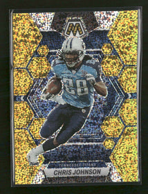 2023 Panini Mosaic Gold Sparkle Chris Johnson #/24 #242