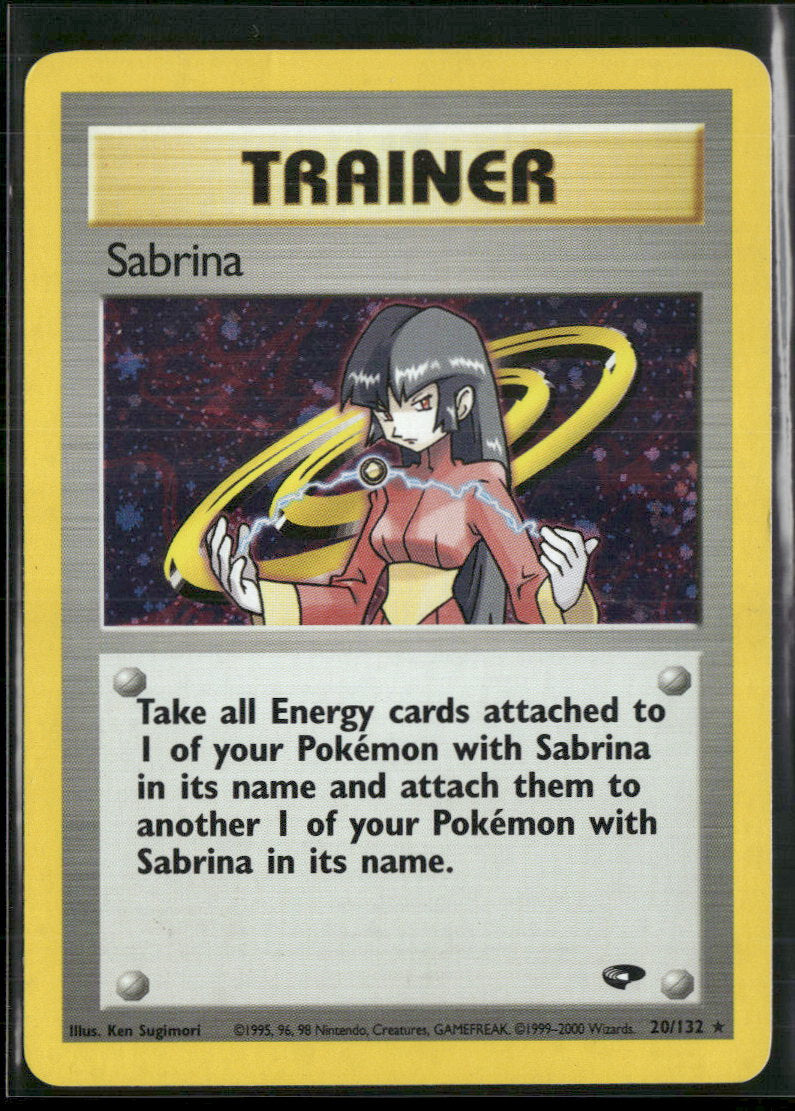 Gym Challenge Sabrina (20) #020/132 Damaged