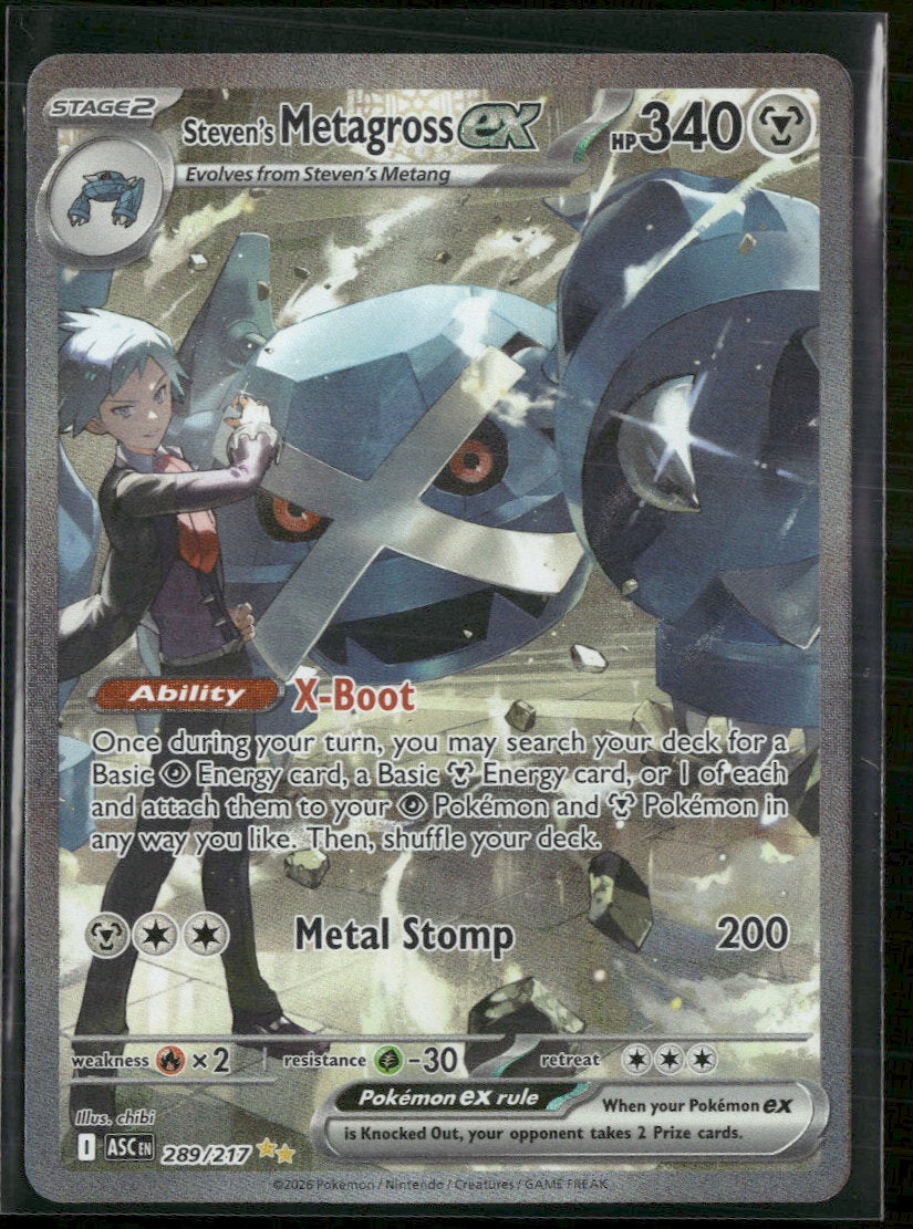 ME: Ascended Heroes Steven's Metagross ex #289/217