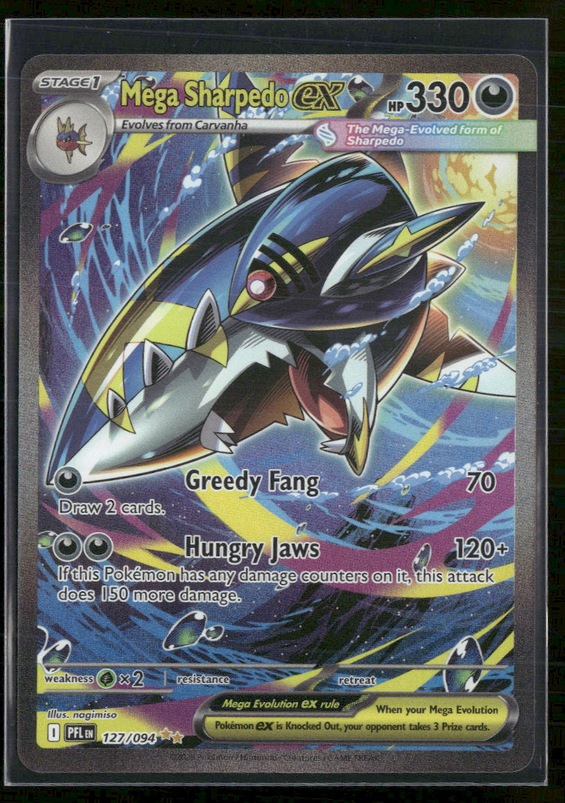 ME02: Phantasmal Flames Mega Sharpedo ex #127/094