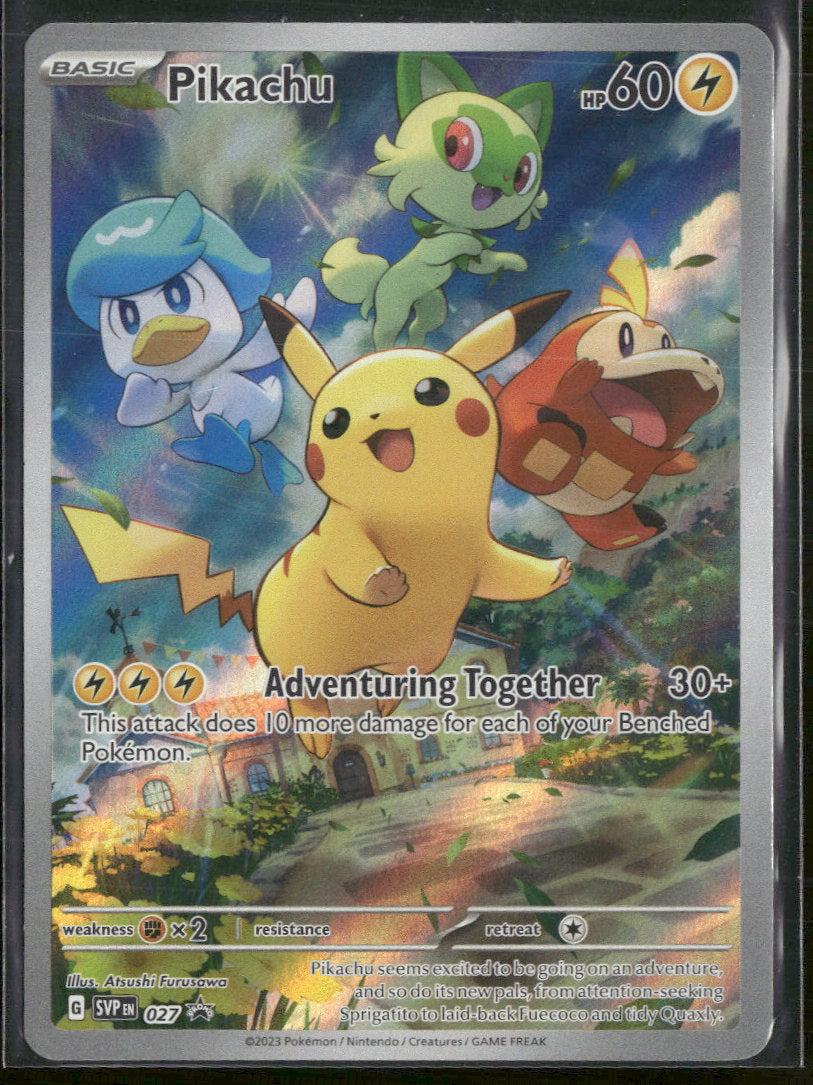 SV: Scarlet & Violet Promo Cards Pikachu #027