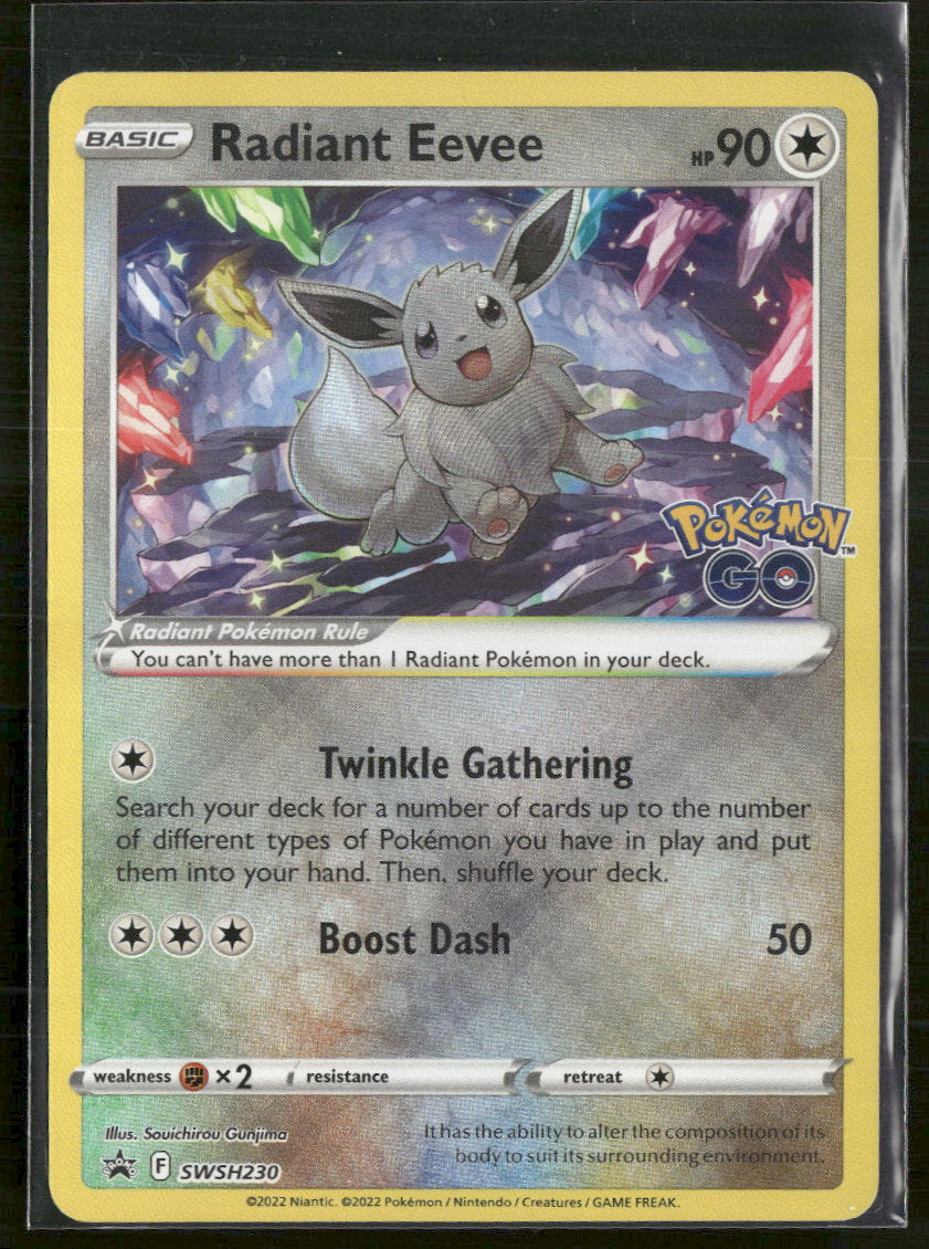 SWSH: Sword & Shield Promo Cards Radiant Eevee #SWSH230