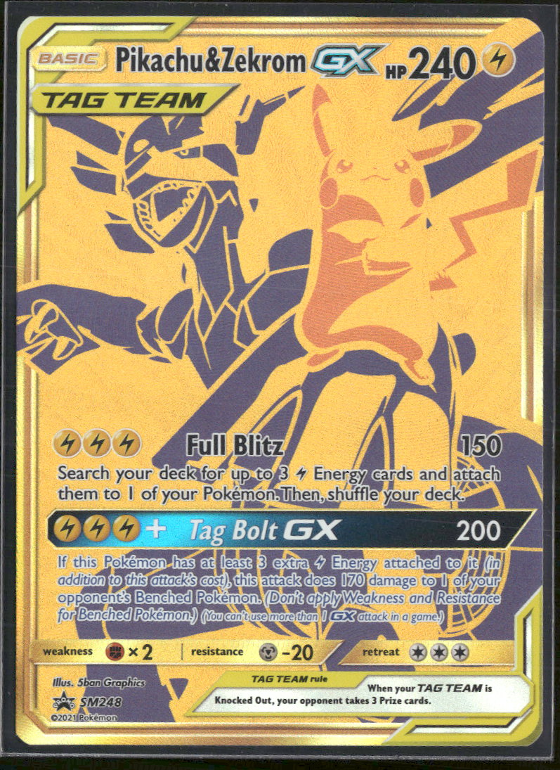 SM Promos Pikachu & Zekrom GX #SM248