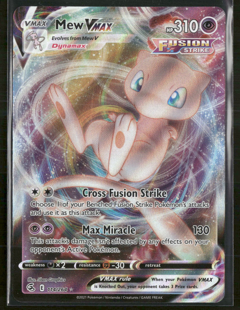 SWSH08: Fusion Strike Mew VMAX #114/264