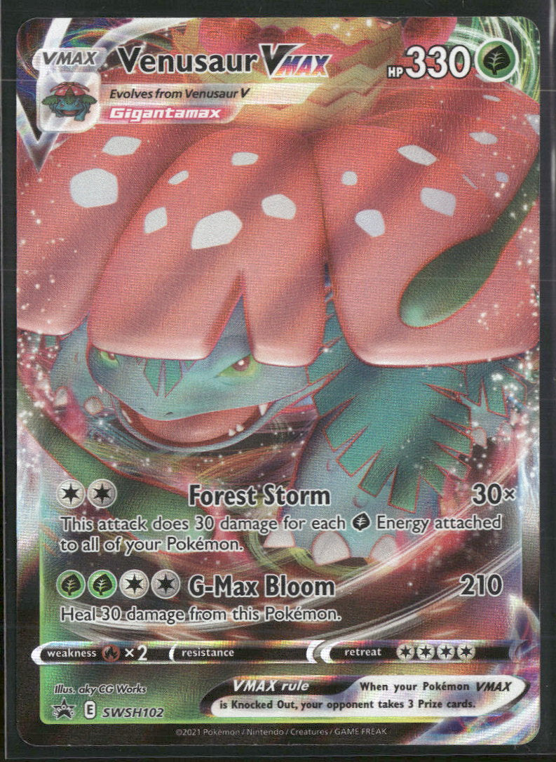 SWSH: Sword & Shield Promo Cards Venusaur VMAX #SWSH102