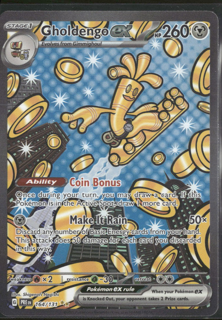 SV: Prismatic Evolutions Gholdengo ex #164/131