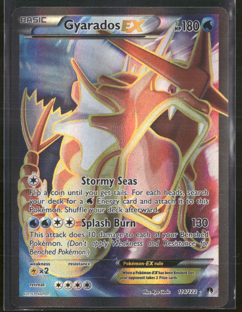 XY - BREAKpoint Gyarados EX (Full Art) #114/122