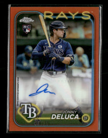 2024 Topps Chrome Update Autographs Orange Refractor /25 Jonny Deluca