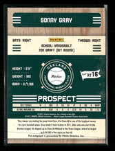 2011 Playoff Contenders Rookie Ticket Autographs Sonny Gray Auto #RT16