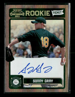 2011 Playoff Contenders Rookie Ticket Autographs Sonny Gray Auto #RT16