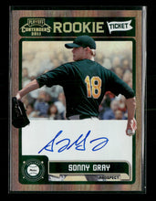 2011 Playoff Contenders Rookie Ticket Autographs Sonny Gray Auto #RT16