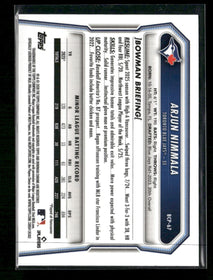2026 Bowman Chrome Prospects Pink Wave Refractor Arjun Nimmala #/199