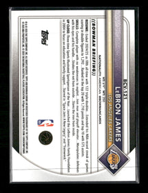 2025-26 Bowman Chrome Navy Mojo Refractors LeBron James #/175 #BCV-121