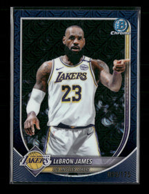 2025-26 Bowman Chrome Navy Mojo Refractors LeBron James #/175 #BCV-121