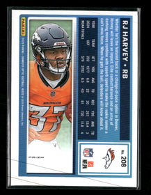 2025 Donruss Optic One Hundred RJ Harvey Rookie #208