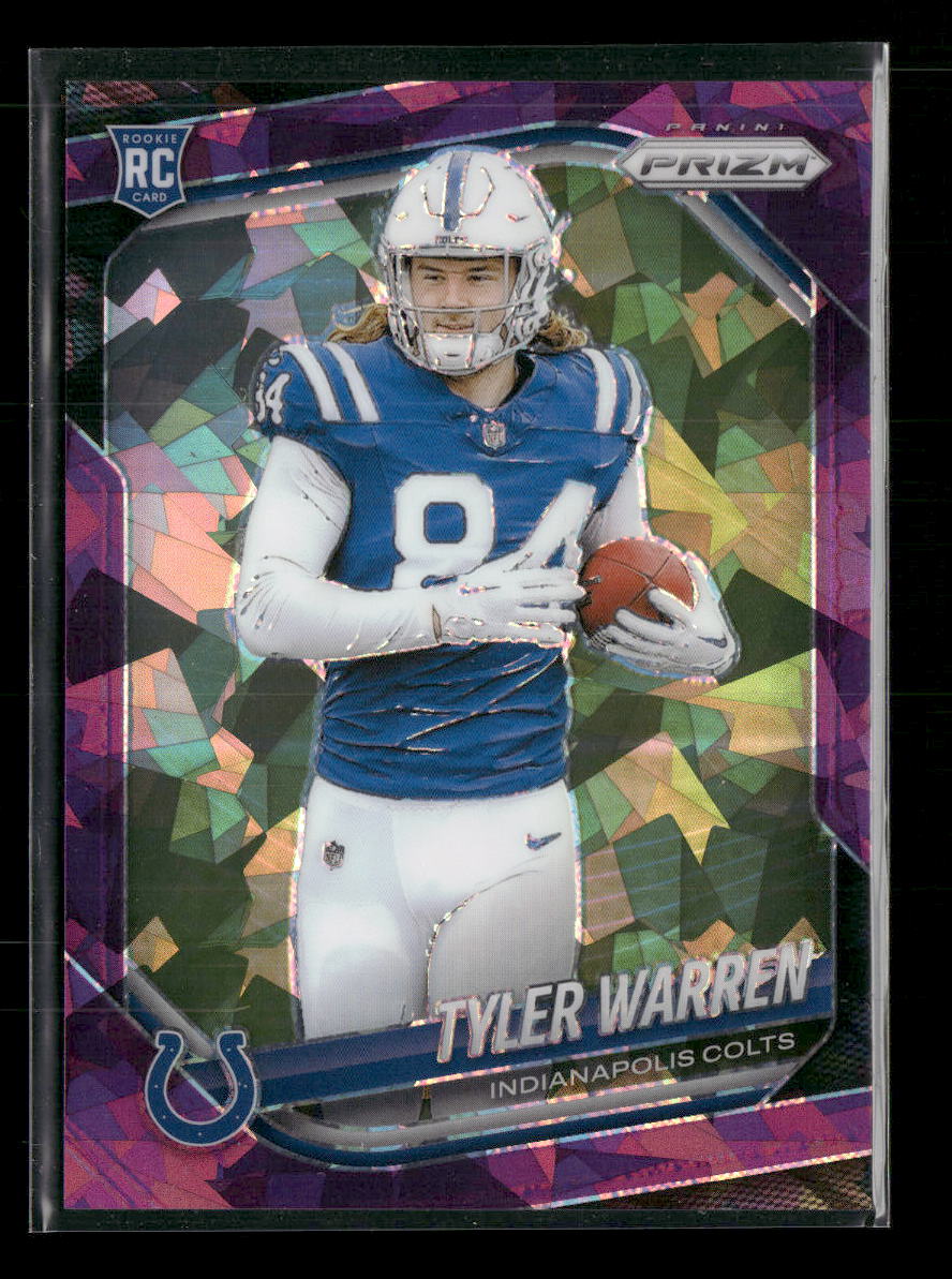 2025 Panini Prizm Purple Ice Tyler Warren #/225 #339