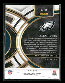 2023 Panini Select Dragon Scale Prizms Jalen Hurts #/70 #108