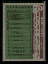 1976 Topps Babe Ruth #345