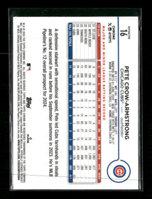 2024 Topps Refractor Pete Crow-Armstrong Rookie #407
