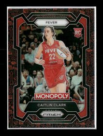 2024 Panini Prizm Monopoly WNBA Red Classic Icons Prizms Caitlin Clark Rookie