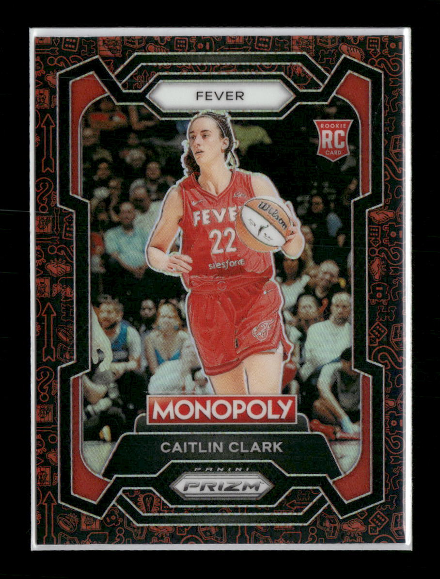 2024 Panini Prizm Monopoly WNBA Red Classic Icons Prizms Caitlin Clark Rookie