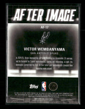 2025-26 Topps Signature Class After Image Victor Wembanyama #AF-17