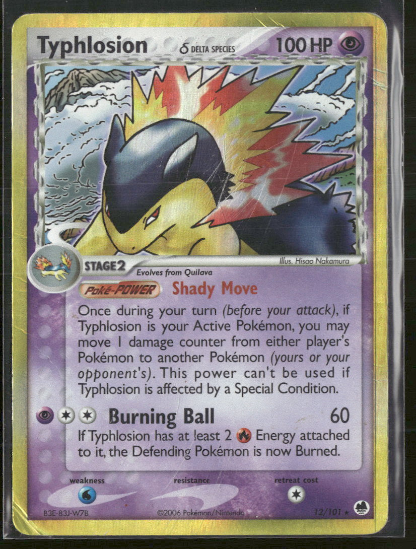 Dragon Frontiers Typhlosion (Delta Species) #12/101 Damaged
