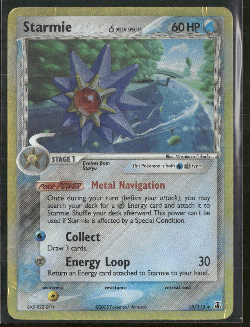 Delta Species Starmie #15/113 Damaged