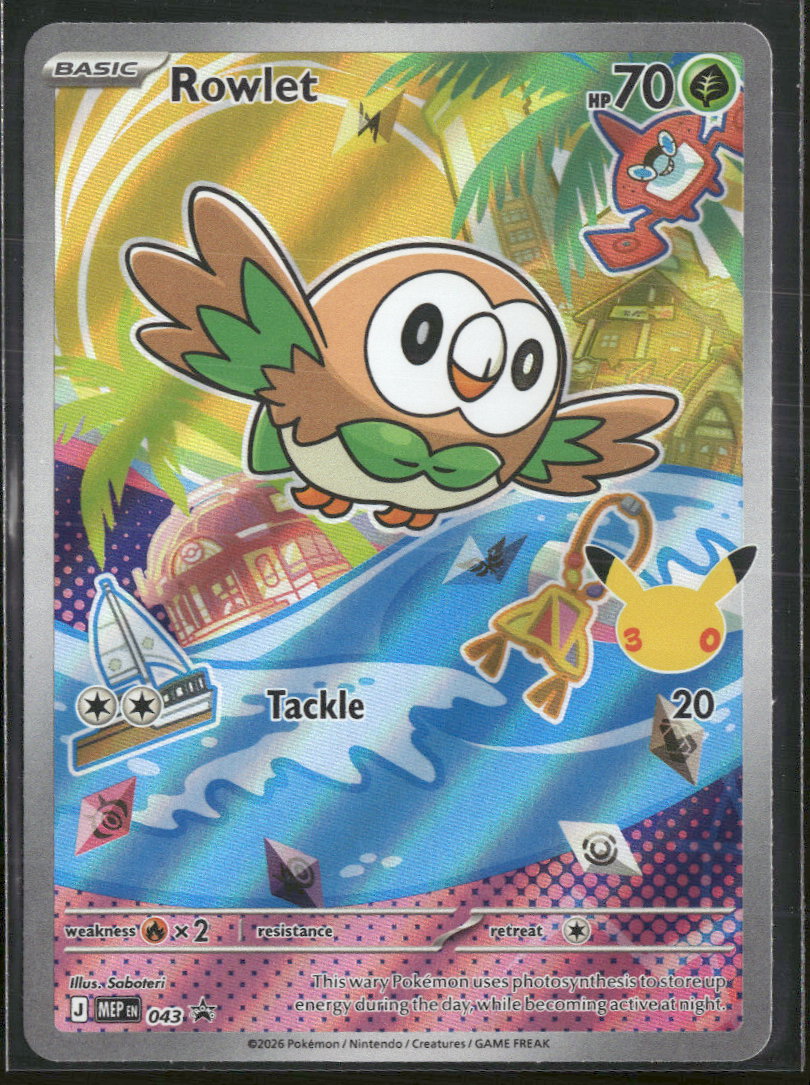 ME: Mega Evolution Promo Rowlet #043