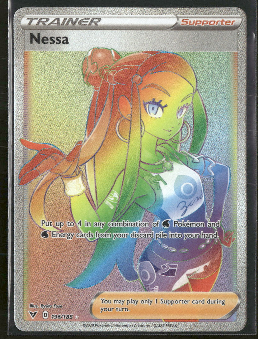 SWSH04: Vivid Voltage Nessa (Secret) #196/185