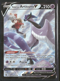 SWSH10: Astral Radiance Trainer Gallery Galarian Articuno V #TG16/TG30