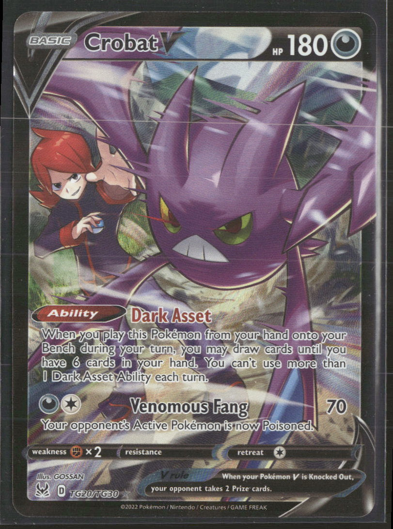 SWSH11: Lost Origin Trainer Gallery Crobat V #TG20/TG30