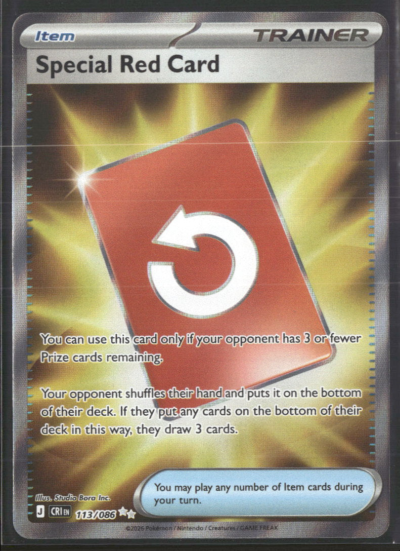 ME04: Chaos Rising Special Red Card #113/086