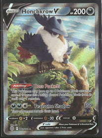 SWSH09: Brilliant Stars Honchkrow V (Alternate Full Art) #162/172