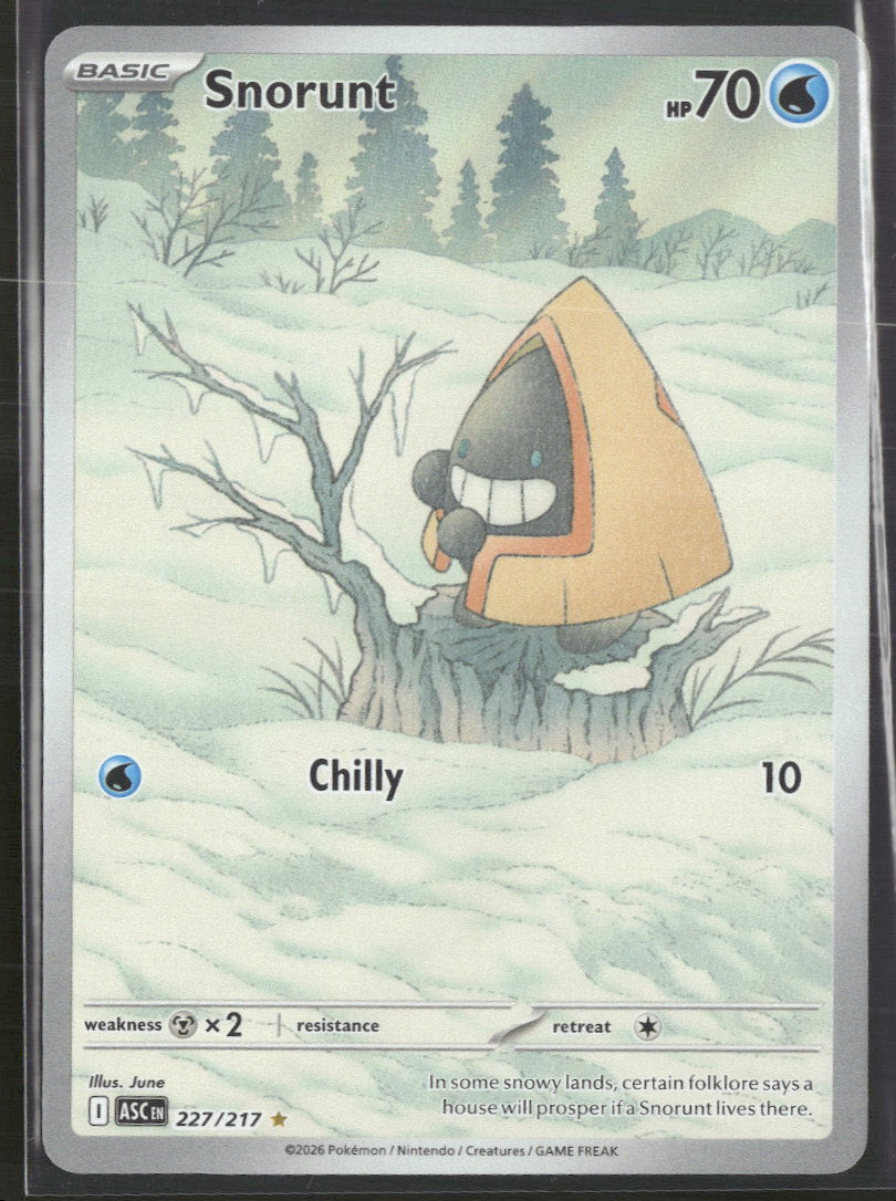 ME: Ascended Heroes Snorunt #227/217